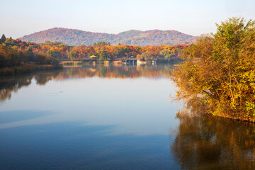 Fototapeta na wymiar 인천대공원 호수
