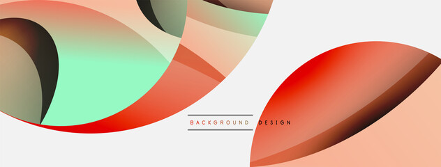 Obraz premium Original graphic wallpaper. Essential complex background. Movement concept composition vector illustration for wallpaper banner background or landing page