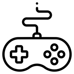 joystick line icon