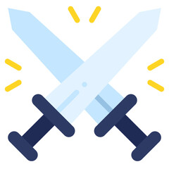 fighting game flat icon