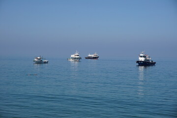 fishing boat in the sea