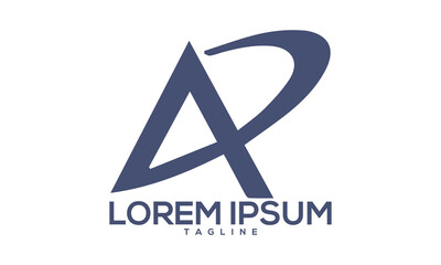 Unique letter logo Modern and minimalist vector and abstract logo