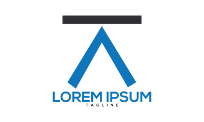 Unique letter logo Modern and minimalist vector and abstract logo