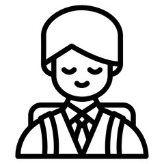 student outline icon