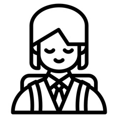 student outline icon