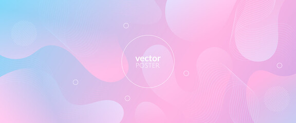 Abstract colorful liquid background. Modern background design. gradient color. Pink Dynamic Waves. Fluid shapes composition. Fit for website, banners, wallpapers, brochure, posters