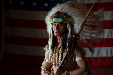 portrait Native American or American Indian Indigenous peoples of the Americas