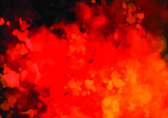 赤い幻想的な血の水彩テクスチャ背景
