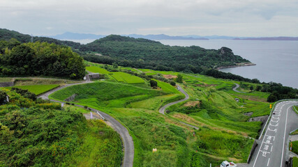 ドローン空撮　道路