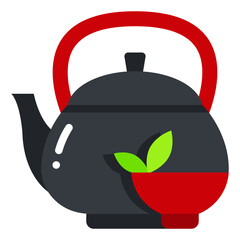 teapot flat icon