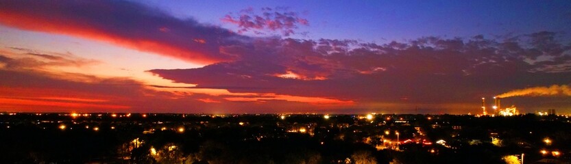 Beautiful Sunset Over the Coast of Florida