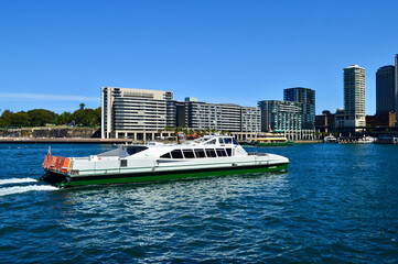 A ferry on Sydney Harbour