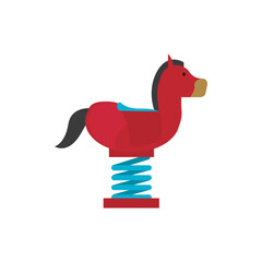 playground red horse