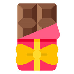 chocolate bar flat icon