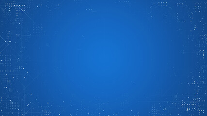 Blue technology grid background.Technology Grid poster background.PPT, poster, banner, blue background