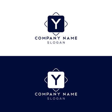 Y letter logo, icon, template design.