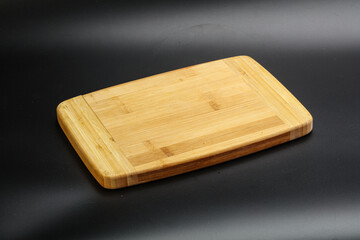 Wooden board for kitchen isolated
