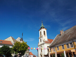 Fototapeta premium Hungary Szentendre Church of Blagovestenska 