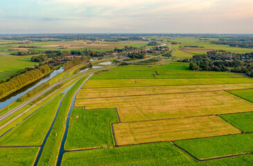 Fototapeta premium Noordhollandsch Kanaal near the village of Schoorldam, Holland.