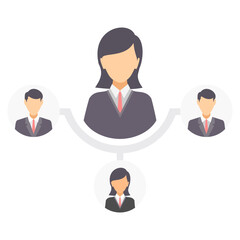 Fototapeta premium Business Hierarchy