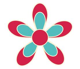 colorful flower icon
