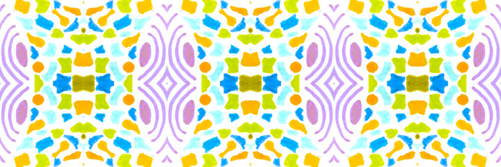 Retro mosaic pattern. Abstract geometric ethnic background.