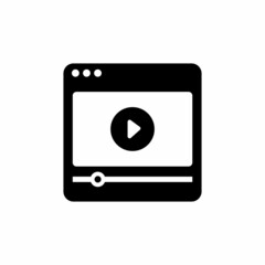 Video Marketing icon in vector. Logotype
