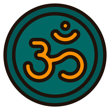 recommend clip art: om filled outline icon