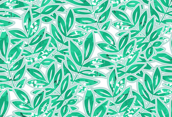 Exotic Abstract Tropical Leaves Hologram Textured Seamless Trendy Fashion Pattern Stylish Colors Perfect for Allover Print Fabrics or Wrapping Paper