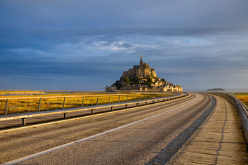 Normandie Mont Saint Michel is the most visited monument in France