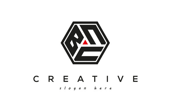 BNN Creative Polygon Three Letter Logo Design