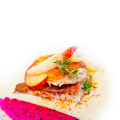 sea bream fillet butter pan fried