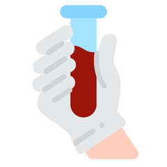 blood test flat icon