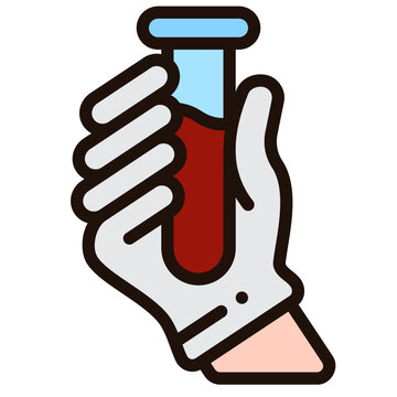 recommend clip art: blood test filled outline icon