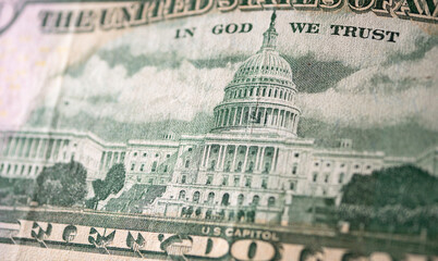 Close up of U.S. Dollar Currency