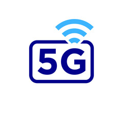 5G internet network vector can be use for icon, sign, logo and etc