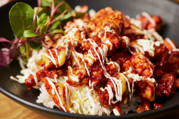 Spicy Chicken Fried Rice Bowl 