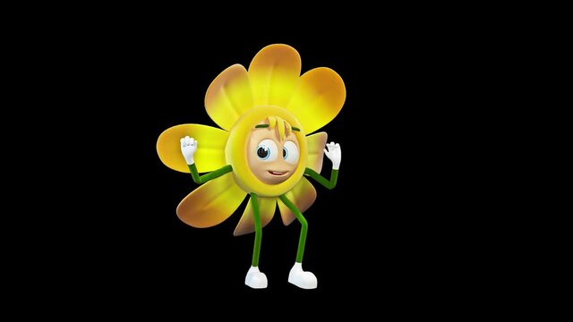 Flower groovy dance