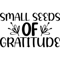 Small Seeds of Gratitude Svg