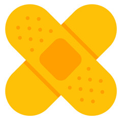 band aid flat icon