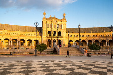 Fototapeta premium The Plaza de Espana in Seville