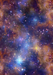 3D Space nebula © AnnaPa
