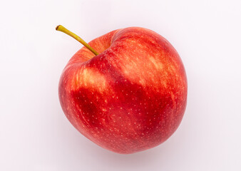 Apple on the white background.