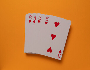 Set of a playing cards