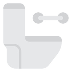 toilet flat icon