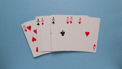 Set of a playing cards
