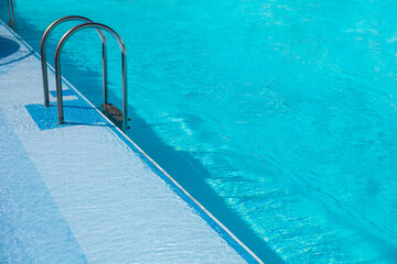 Swimming pool with stair