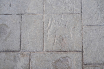 Fototapeta premium Concrete texture background pattern. Old sidewalk road.