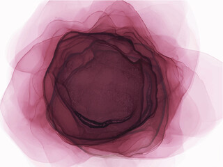 Alcohol ink texture. Abstract hand painted bordo background. © EvgeniiasArt