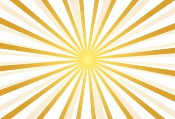 Abstract golden rays background